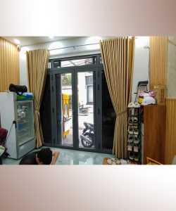 Lắp Đặt Công Trình Rèm Cửa Vải Đường Dương Quảng Hàm Gò Vấp