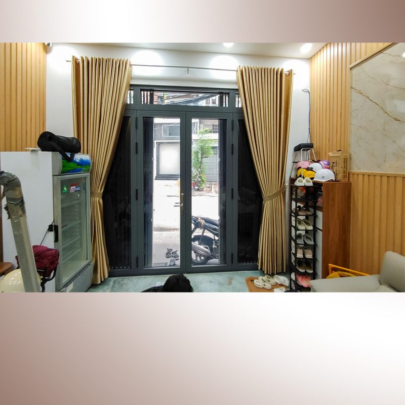 rem cua phong khach Lắp Đặt Công Trình Rèm Cửa Vải Đường Dương Quảng Hàm Gò Vấp