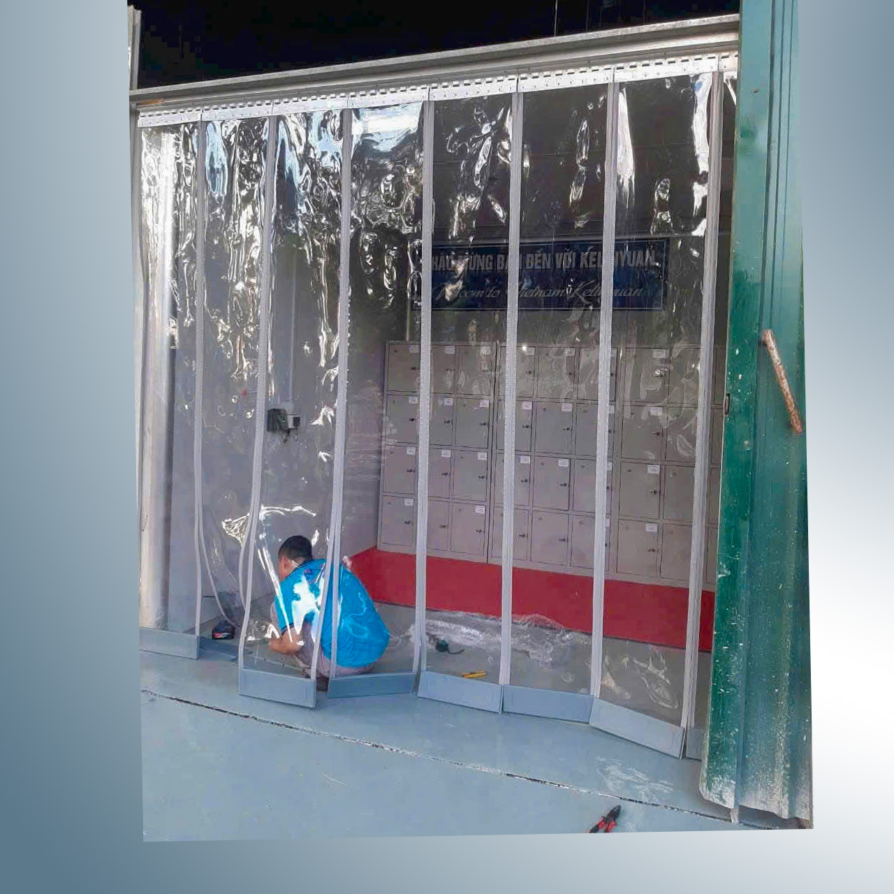Rèm Ngăn Lạnh Nam Châm Hít Tự Động PVC Cao Cấp | Rèm Thiên Kim 6 Rèm Ngăn Lạnh Nam Châm Hít Tự Động PVC Cao Cấp | Rèm Thiên Kim - Ảnh 4