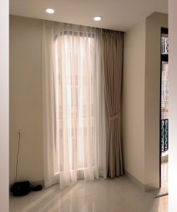 Lắp Đặt Rèm Cửa Phường An Hội Tây Gò Vấp - Rèm Vải Cao Cấp 2 Lớp Âm Trần | Rèm Cửa Gò Vấp 45 rem cua 2 lop am tran dinh vi rem cua phong ngu 9