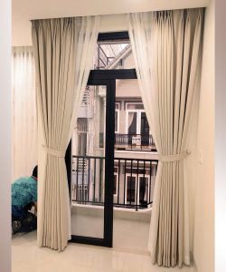 Lắp Đặt Rèm Cửa Phường An Hội Tây Gò Vấp - Rèm Vải Cao Cấp 2 Lớp Âm Trần | Rèm Cửa Gò Vấp 35 rem cua 2 lop xep ly am tran rem cua phong ngu 2