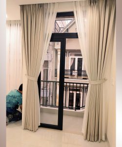 Lắp Đặt Rèm Cửa Phường An Hội Tây Gò Vấp - Rèm Vải Cao Cấp 2 Lớp Âm Trần | Rèm Cửa Gò Vấp 34 rem cua 2 lop xep ly am tran rem cua phong ngu 3