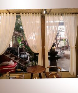 Lắp Đặt Rèm Voan Trang Trí Quán Cà Phê Phạm Văn Chiêu Gò Vấp | Rèm Cửa Gò Vấp 13 rem voan trang tri quan cafe 06